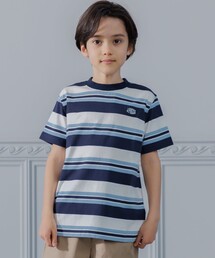 J.PRESS（ジェイプレス）の「【100-130cm】マルチボーダー 半袖Ｔシャツ（Tシャツ/カットソー）」