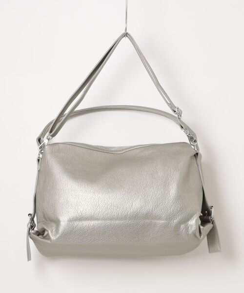 Never mind the XU / Chikashitsu+（ネバーマインド ザ エックスユー / チカシツプラス）の「【nmtc+】2way belt vintage shoulder Bag / 【エヌエムティーシープラス】ツーウェイベルトビンテージショルダーバッグ（ショルダーバッグ・メンズ・ブラック/ホワイト/ブラック系その他/シルバー・ONE SIZE）」の16枚目の写真