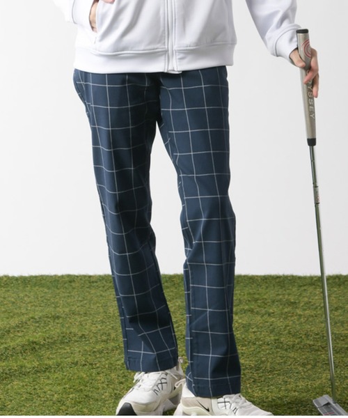 Relation(リレーション)の「スーパーストレッチ総柄チェックストレートパンツ(チノパンツ・メンズ・ブラック系その他3/ブラック系その他/カモフラージュ/ブラック系その他4/ブラック系その他2/ホワイト系/ネイビー系・SMALL/XX-LARGE/X-LARGE/LARGE/MEDIUM)」の7枚目の写真