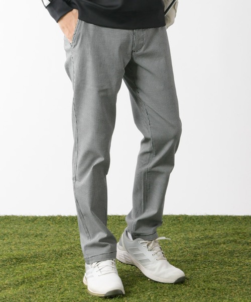 Relation(リレーション)の「スーパーストレッチ総柄チェックストレートパンツ(チノパンツ・メンズ・ブラック系その他3/ブラック系その他/カモフラージュ/ブラック系その他4/ブラック系その他2/ホワイト系/ネイビー系・SMALL/XX-LARGE/X-LARGE/LARGE/MEDIUM)」の3枚目の写真