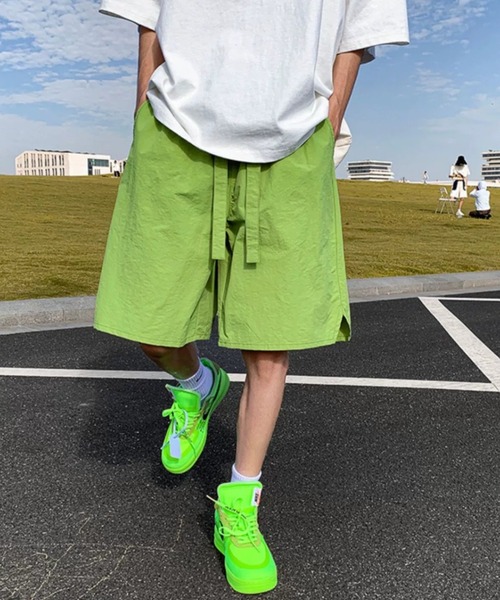 link lot(リンクロット)の「アクティブ・カラー イージーナイロンパンツ(その他パンツ・メンズ・ピンク/ブラック/グリーン・M/S)」の9枚目の写真