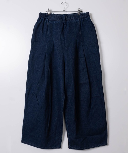 JOHN'S CLOSET（ジョンズクローゼット）の「【50】2タックスーパーワイドイージーデニムパンツ（デニムパンツ・メンズ・ブラック系その他/ワンウォッシュ/ブラック/ブルー系その他2/キナリ・FREE）」の4枚目の写真