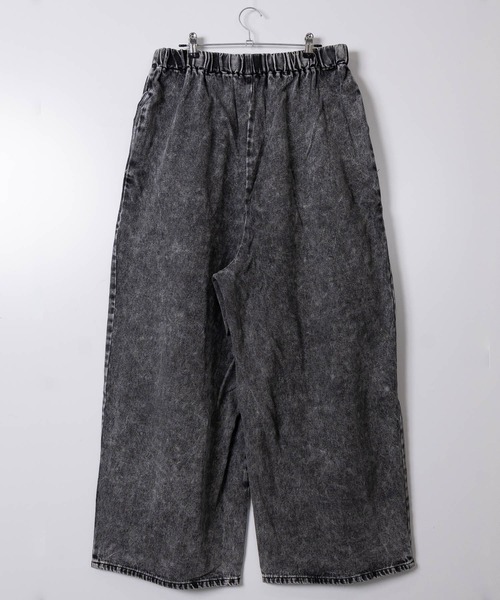 JOHN'S CLOSET（ジョンズクローゼット）の「【50】2タックスーパーワイドイージーデニムパンツ（デニムパンツ・メンズ・ブラック系その他/ワンウォッシュ/ブラック/ブルー系その他2/キナリ・FREE）」の13枚目の写真