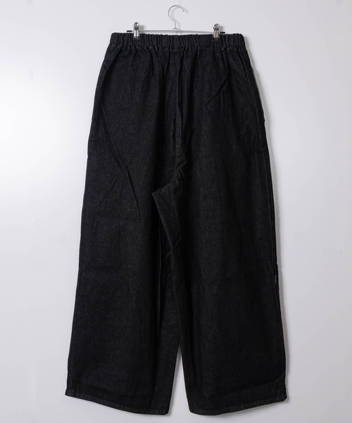 JOHN'S CLOSET（ジョンズクローゼット）の「【50】2タックスーパーワイドイージーデニムパンツ（デニムパンツ・メンズ・ブラック系その他/ワンウォッシュ/ブラック/ブルー系その他2/キナリ・FREE）」の12枚目の写真