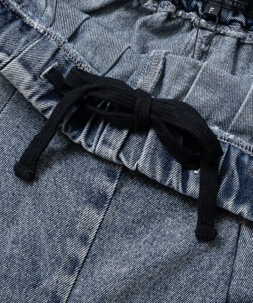 JOHN'S CLOSET（ジョンズクローゼット）の「【50】2タックスーパーワイドイージーデニムパンツ（デニムパンツ・メンズ・ブラック系その他/ワンウォッシュ/ブラック/ブルー系その他2/キナリ・FREE）」の8枚目の写真