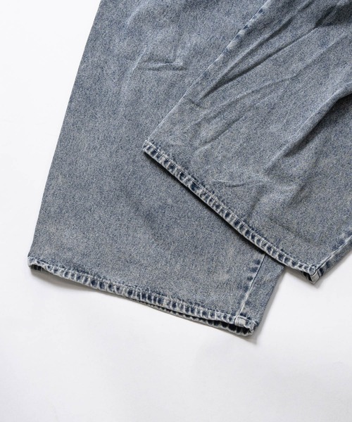 JOHN'S CLOSET（ジョンズクローゼット）の「【50】2タックスーパーワイドイージーデニムパンツ（デニムパンツ・メンズ・ブラック系その他/ワンウォッシュ/ブラック/ブルー系その他2/キナリ・FREE）」の9枚目の写真