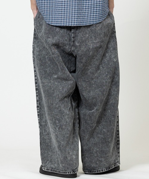 JOHN'S CLOSET(ジョンズクローゼット)の「【50】2タックスーパーワイドイージーデニムパンツ(デニムパンツ・メンズ・ブラック系その他/ワンウォッシュ/ブラック/ブルー系その他2/キナリ・FREE)」の19枚目の写真