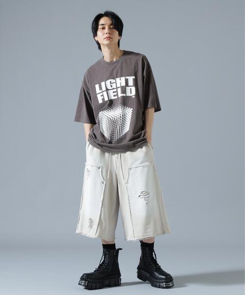 L.H.P(エルエイチピー)の「DankeSchon/ダンケシェーン/OVERDYE LIGHTFIELD S/S TEE(Tシャツ/カットソー・メンズ・ブラック・L/M)」の3枚目の写真