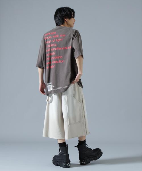 L.H.P(エルエイチピー)の「DankeSchon/ダンケシェーン/OVERDYE LIGHTFIELD S/S TEE(Tシャツ/カットソー・メンズ・ブラック・L/M)」の4枚目の写真