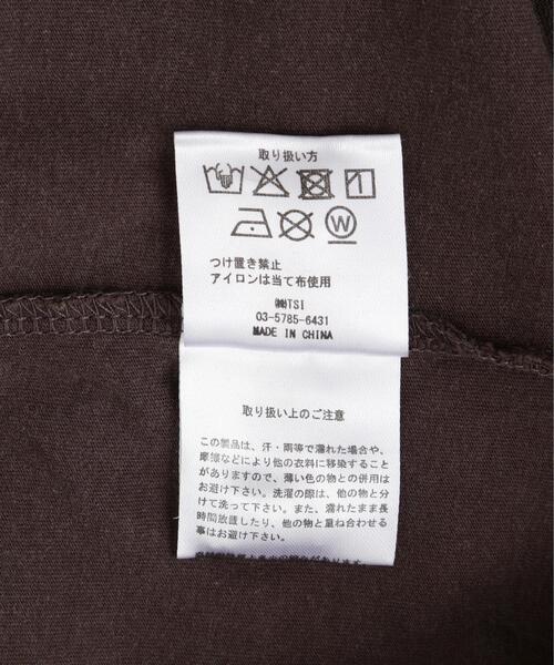 L.H.P(エルエイチピー)の「DankeSchon/ダンケシェーン/OVERDYE LIGHTFIELD S/S TEE(Tシャツ/カットソー・メンズ・ブラック・L/M)」の15枚目の写真
