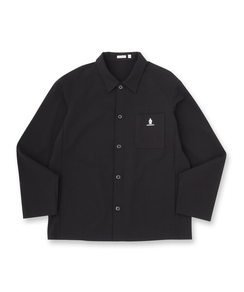 DRESSTERIOR(ドレステリア)の「【接触冷感/UVカット/抗菌防臭/しわ防止】クールデオドラント ジャージシャツ(シャツ/ブラウス・メンズ・ブラック/ネイビー・94/91/92/90)」の3枚目の写真