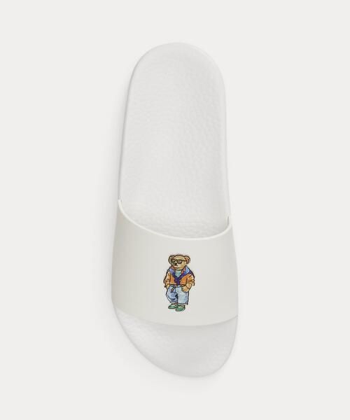 POLO RALPH LAUREN(ポロ ラルフ ローレン)の「Polo ベア スライド(サンダル・メンズ・ホワイト・11D/7D/8D/9D/10D)」の3枚目の写真