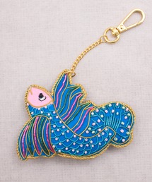 COMMON WARE（コモンウェアー）の「TKK : ザリ刺繍キーホルダー　ZARI EMBOIDERY（キーホルダー）」