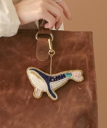 artipur COTTAGE（アルティプールコテージ）の「TKK : ザリ刺繍キーホルダー　キーチェーン　ZARI EMBOIDERY　バッグチャーム（チャーム）」