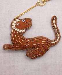 artipur COTTAGE（アルティプールコテージ）の「TKK : ザリ刺繍キーホルダー　キーチェーン　ZARI EMBOIDERY　バッグチャーム（チャーム）」