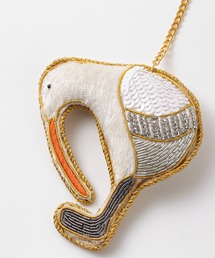 artipur COTTAGE（アルティプールコテージ）の「TKK : ザリ刺繍キーホルダー　キーチェーン　ZARI EMBOIDERY　バッグチャーム（チャーム）」