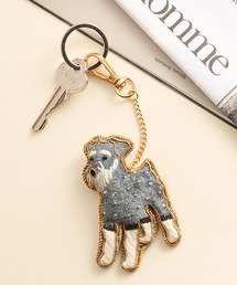 artipur COTTAGE（アルティプールコテージ）の「TKK : ザリ刺繍キーホルダー　キーチェーン　ZARI EMBOIDERY　バッグチャーム（チャーム）」