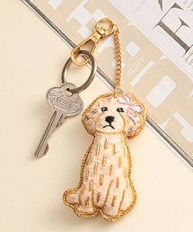 artipur COTTAGE（アルティプールコテージ）の「TKK : ザリ刺繍キーホルダー　キーチェーン　ZARI EMBOIDERY　バッグチャーム（チャーム）」