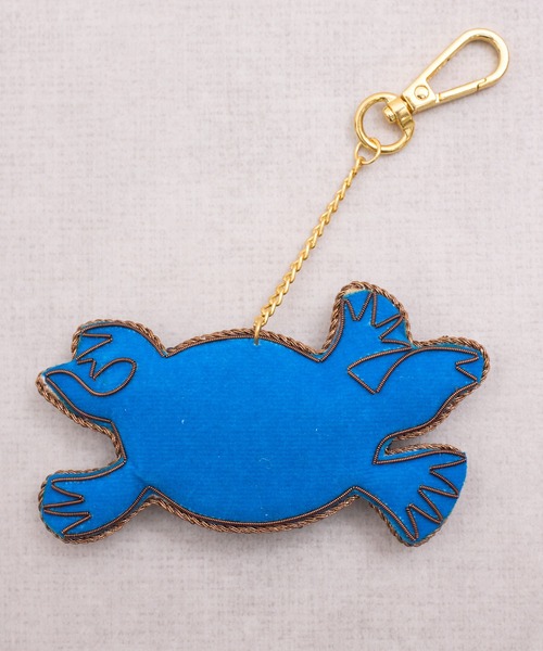 TKK : ザリ刺繍キーホルダー キーチェーン ZARI EMBOIDERY バッグ