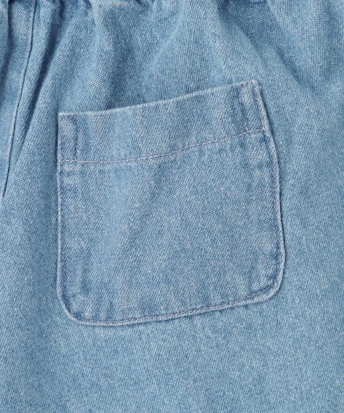 SHOO・LA・RUE（シューラルー）の「【100-150cm】デニムスカパン（デニムパンツ・キッズ・ブルー/サックスブルー・10/11/12/13/14/15 ）」の7枚目の写真