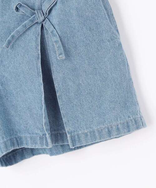 SHOO・LA・RUE（シューラルー）の「【100-150cm】デニムスカパン（デニムパンツ・キッズ・ブルー/サックスブルー・10/11/12/13/14/15 ）」の8枚目の写真