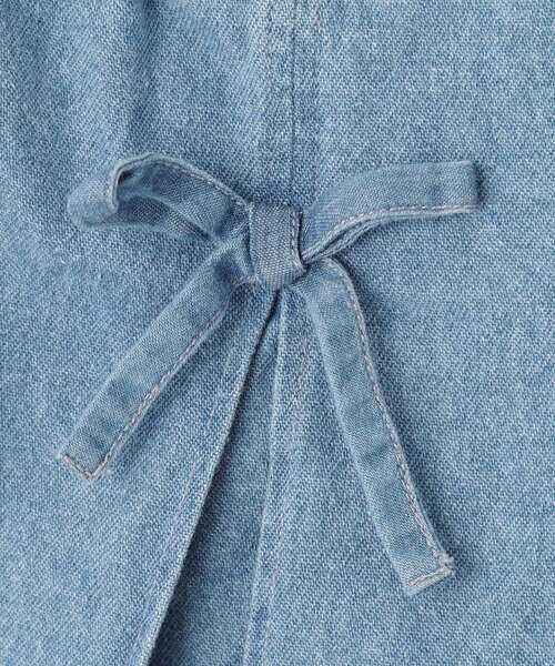 SHOO・LA・RUE（シューラルー）の「【100-150cm】デニムスカパン（デニムパンツ・キッズ・ブルー/サックスブルー・10/11/12/13/14/15 ）」の9枚目の写真