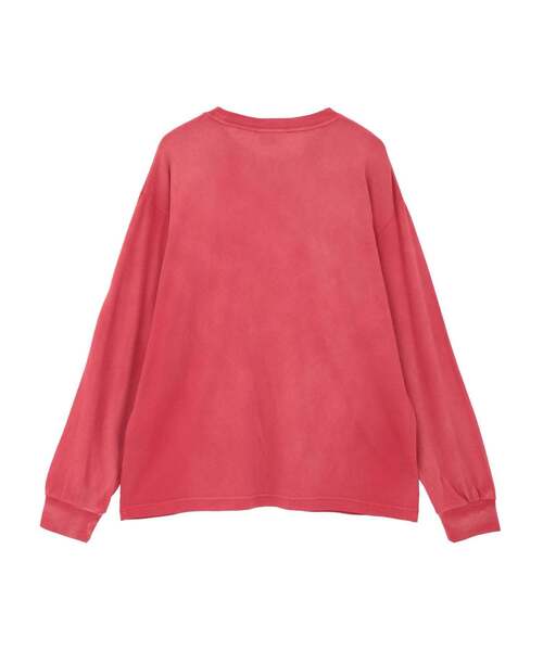 CONVERSE TOKYO(コンバーストウキョウ)の「PIGMENT DYED PATCH LONGSLEEVE TEE(Tシャツ/カットソー・レディース・レッド/ホワイト/ブラック・SMALL/MEDIUM)」の17枚目の写真