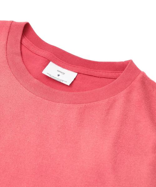 CONVERSE TOKYO(コンバーストウキョウ)の「PIGMENT DYED PATCH LONGSLEEVE TEE(Tシャツ/カットソー・レディース・レッド/ホワイト/ブラック・SMALL/MEDIUM)」の18枚目の写真