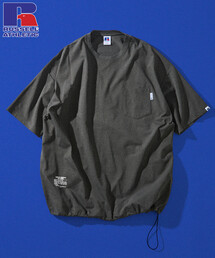 Russell Athletic（ラッセルアスレティック）の「限定展開 RUSSEL ATHLETIC×FREAK'S STORE/ラッセルアスレティック 別注 ビッグシルエット ヘムコード ポケットTシャツ / 吸湿速乾（Tシャツ/カットソー）」