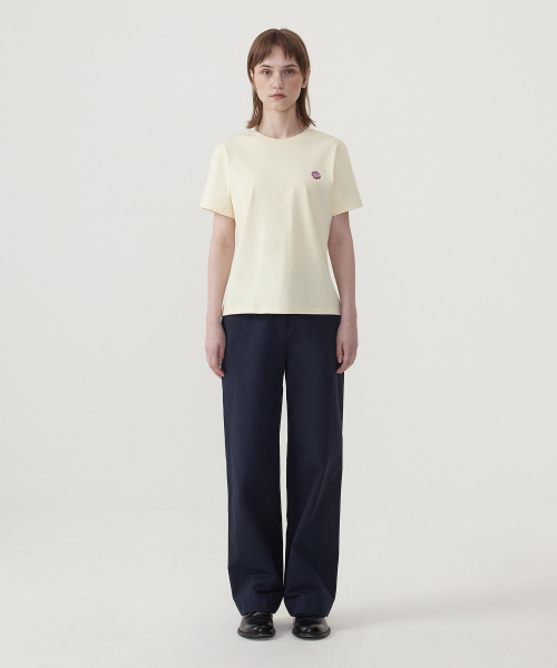 COVERNAT WOMAN(カバーナットウーマン)の「ウィメンズクールコットンスモールクローバーハートTシャツバター(Tシャツ/カットソー・レディース・その他・WS/WM/LARGE)」の5枚目の写真