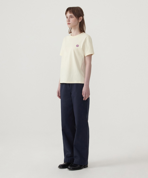 COVERNAT WOMAN(カバーナットウーマン)の「ウィメンズクールコットンスモールクローバーハートTシャツバター(Tシャツ/カットソー・レディース・その他・WS/WM/LARGE)」の4枚目の写真
