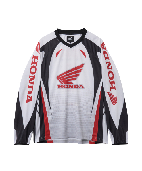 PHYPS MOTORCYCLE(フィップスモーターサイクル)の「Mesh Motorcycle Jersey White(Tシャツ/カットソー・レディース・その他・MEDIUM/SMALL/X-LARGE/LARGE)」の5枚目の写真
