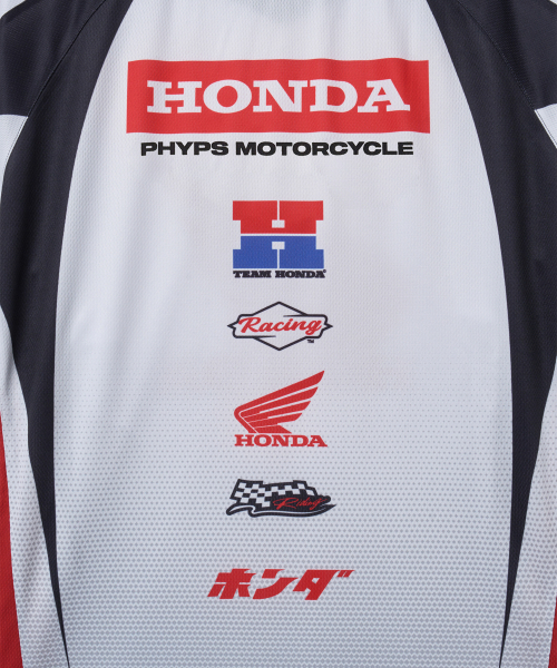 PHYPS MOTORCYCLE(フィップスモーターサイクル)の「Mesh Motorcycle Jersey White(Tシャツ/カットソー・レディース・その他・MEDIUM/SMALL/X-LARGE/LARGE)」の2枚目の写真