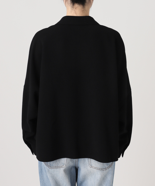 plage（プラージュ）の「《追加》GEORGETTE SKIPPER ブラウス（シャツ/ブラウス・レディース・ベージュ/ホワイト/ブラック・FREE）」の4枚目の写真