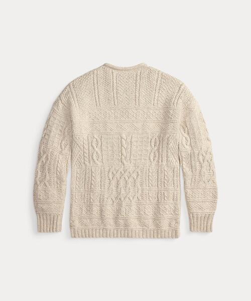 RRL(ダブル アール エル)の「ケーブルニット ロールネック セーター(ニット/セーター・メンズ・ナチュラル・XXL/XS/XL/S/M/L)」の7枚目の写真