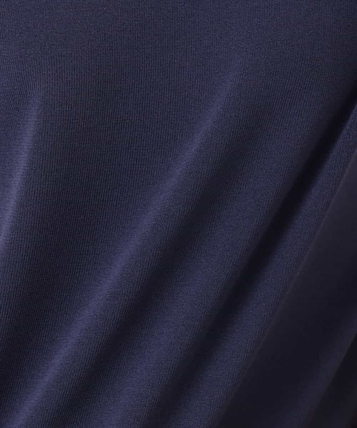 MK MICHEL KLEIN(エムケーミッシェルクラン)の「フレンチスリーブニット/接触冷感/UVカット/洗える(ニット/セーター・レディース・ダークブルー/ネイビー/ホワイト・38)」の7枚目の写真