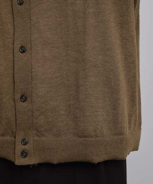 tk.TAKEO KIKUCHI（ティーケータケオキクチ）の「半袖ニットシャツ（ニット/セーター・メンズ・ブルー/ダークブラウン/ブラック・03/04/02）」の4枚目の写真