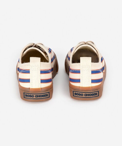 BOBO CHOSES(ボボショーズ)の「Striped sneakers【キッズ】(スニーカー・キッズ・ストライプ・20/19/18/17)」の3枚目の写真