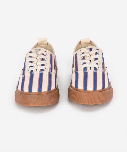 BOBO CHOSES(ボボショーズ)の「Striped sneakers【キッズ】(スニーカー・キッズ・ストライプ・20/19/18/17)」の2枚目の写真
