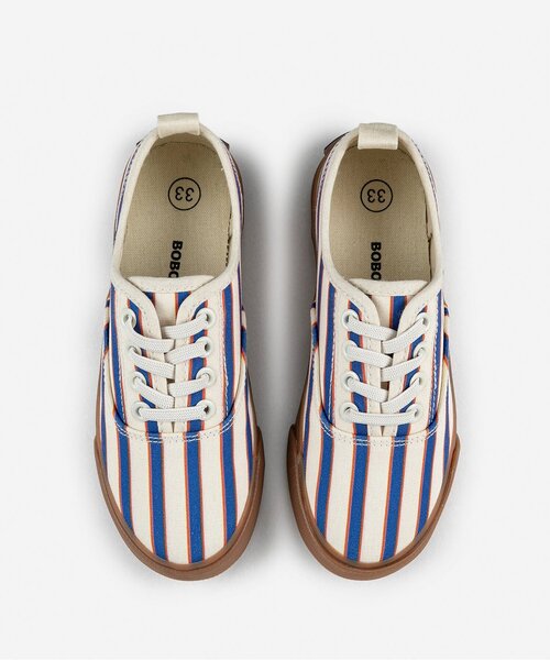 BOBO CHOSES(ボボショーズ)の「Striped sneakers【キッズ】(スニーカー・キッズ・ストライプ・20/19/18/17)」の4枚目の写真