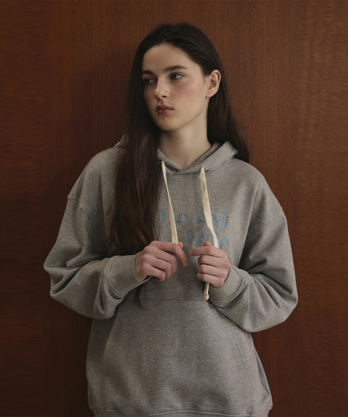 STUDIO&PARC（スタジオアンドパルク）の「Stitch Hoodie_Melange Grey（パーカー・レディース・チャコールグレー・1）」の5枚目の写真