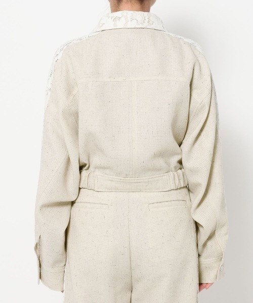 HARE（ハレ）の「レースラインツイードブルゾン(HARE)（ブルゾン・レディース・オフホワイト/ブラック・FREE）」の18枚目の写真