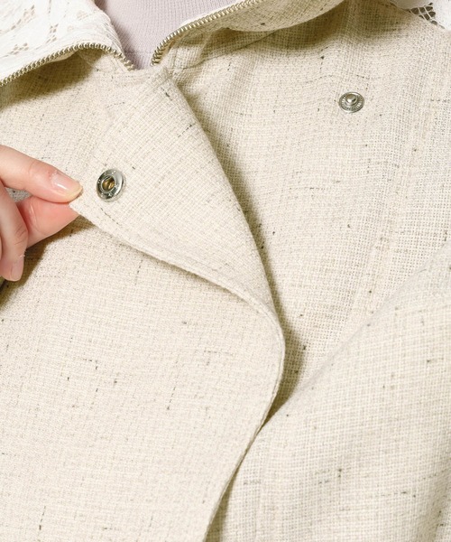 HARE（ハレ）の「レースラインツイードブルゾン(HARE)（ブルゾン・レディース・オフホワイト/ブラック・FREE）」の20枚目の写真