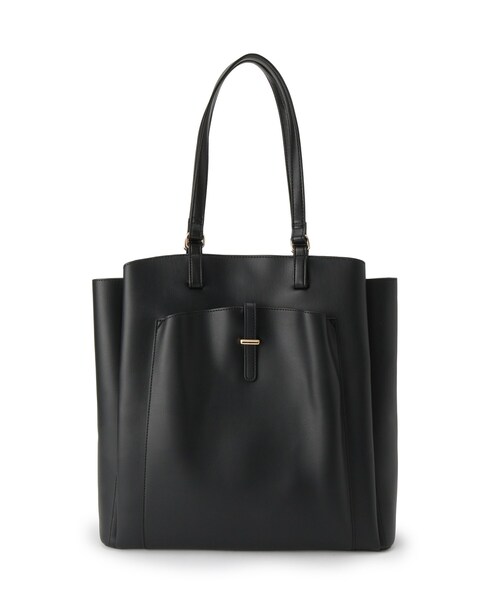 ITS'DEMO（イッツデモ）の「＜かるバッグ＞縦型A4トート（トートバッグ・レディース・ブラック/アイボリー/ベージュ・00）」の12枚目の写真