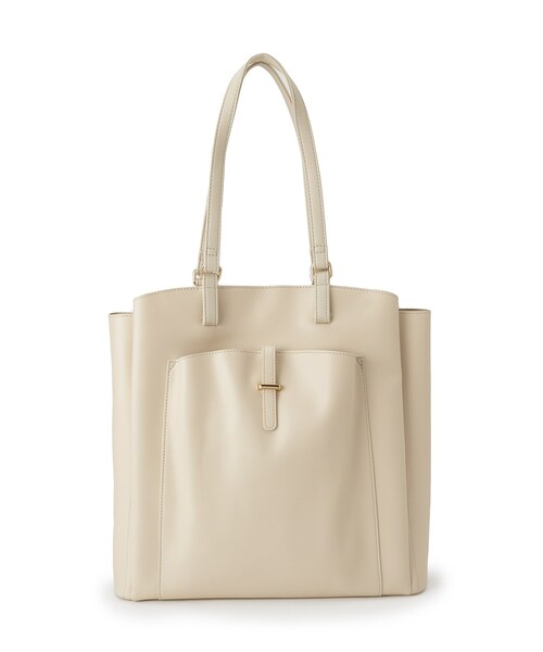 ITS'DEMO（イッツデモ）の「＜かるバッグ＞縦型A4トート（トートバッグ・レディース・ブラック/アイボリー/ベージュ・00）」の14枚目の写真