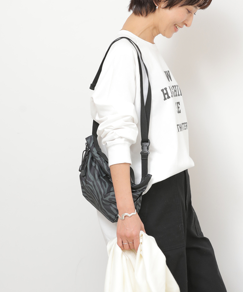 JOURNAL STANDARD relume(ジャーナルスタンダード レリューム)の「《追加》ラグランスリーブカレッジロングスリーブTEE(Tシャツ/カットソー・レディース・ピンク/ライトホワイト/オフホワイト/ブラック×ブラック・FREE)」の18枚目の写真