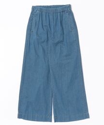 H.A.K（ハク）の「スーピマリネンラミーライトオンスデニムストレッチデニム　ピンタックパンツ（デニムパンツ）」