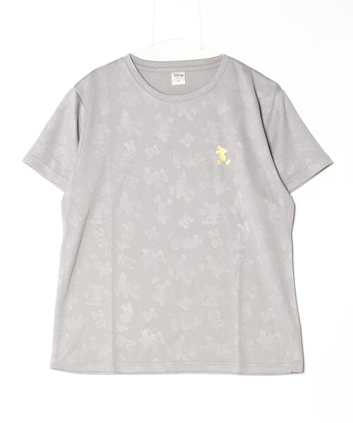 Disney(ディズニー)の「【DISNEY/ディズニー】胸ワンポイントキャラクター総柄DRYメッシュ半袖Tシャツ(吸水速乾)(Tシャツ/カットソー・レディース・杢グレー/ブラック/ライム/ピンク・MEDIUM/LARGE)」の10枚目の写真