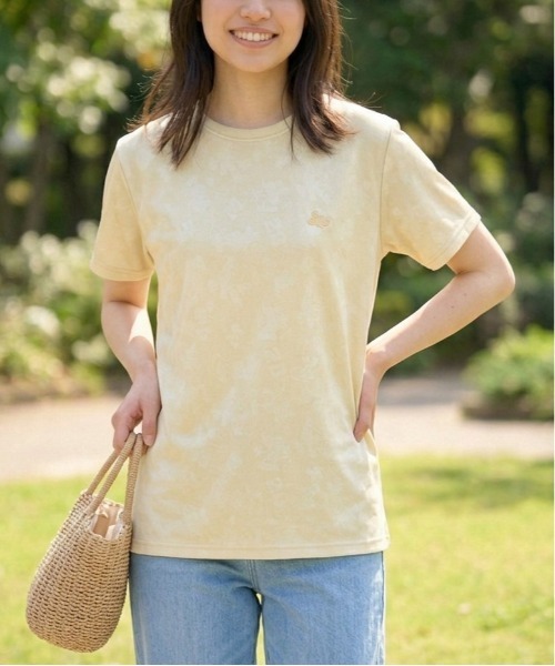 Disney(ディズニー)の「【DISNEY/ディズニー】胸ワンポイントキャラクター総柄DRYメッシュ半袖Tシャツ(吸水速乾)(Tシャツ/カットソー・レディース・杢グレー/ブラック/ライム/ピンク・MEDIUM/LARGE)」の22枚目の写真