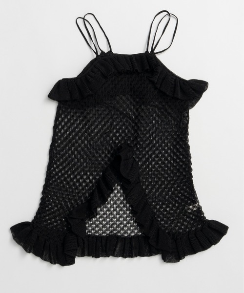 PRANK PROJECT(プランクプロジェクト)の「シアーニットチュニック / Sheer Knit Tunic(チュニック・レディース・ブラウン/ブラック・FREE)」の7枚目の写真